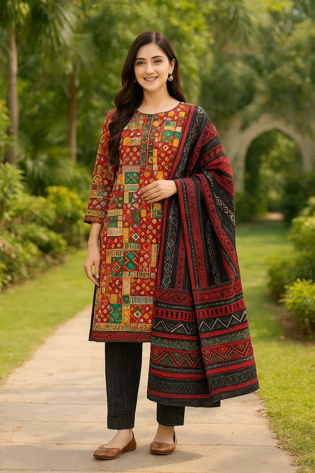 Lawn Fabric 3 Piece
